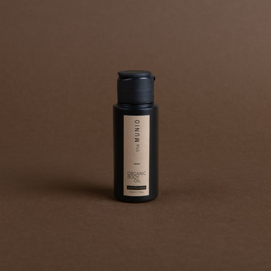 Wild flowers organic body oil in 50ml travel size