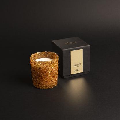 Amber - Sandalwood medium candle